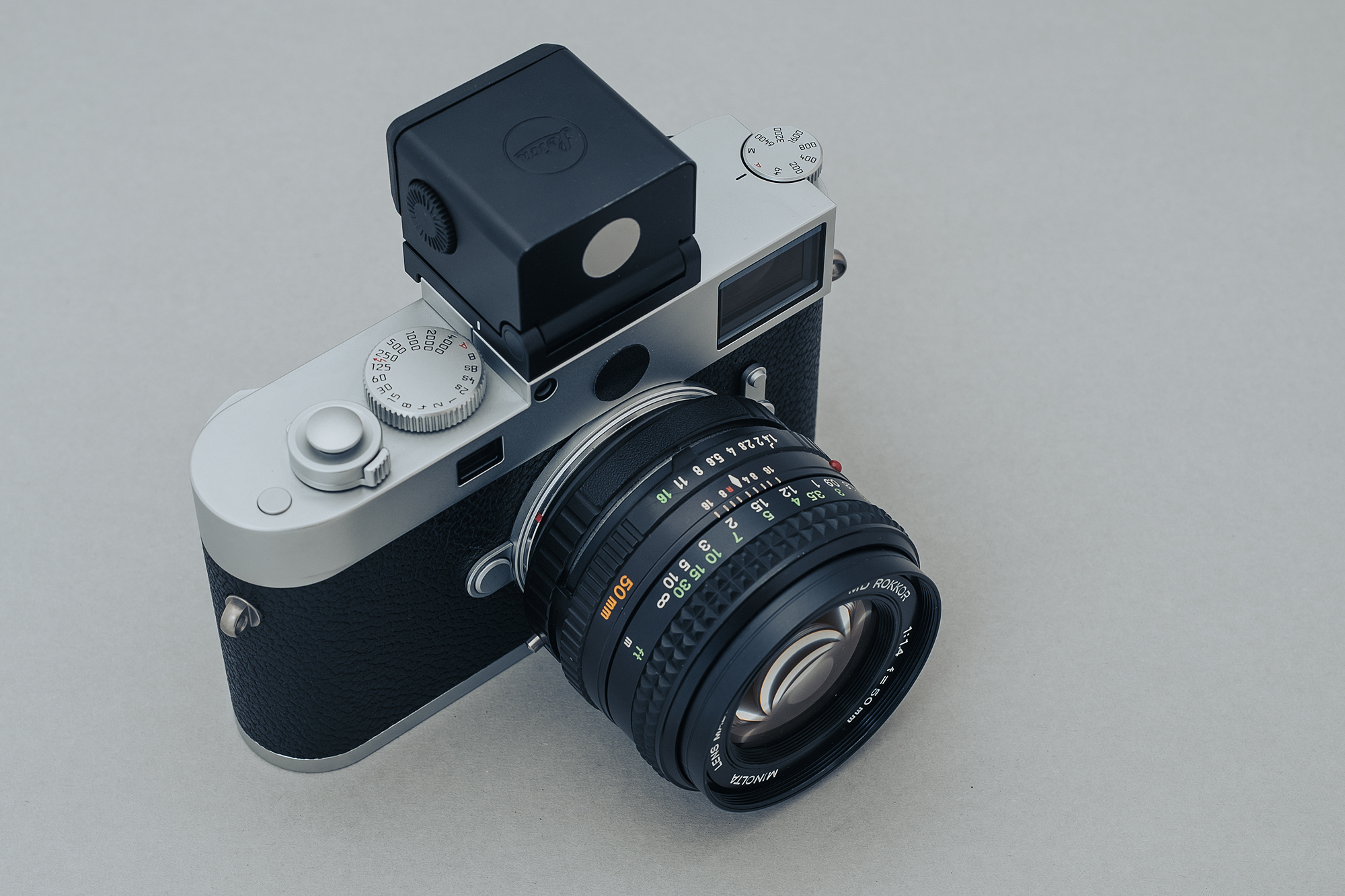 LEICA M11とMINOLTA MD Rokkor 50mm F1.4